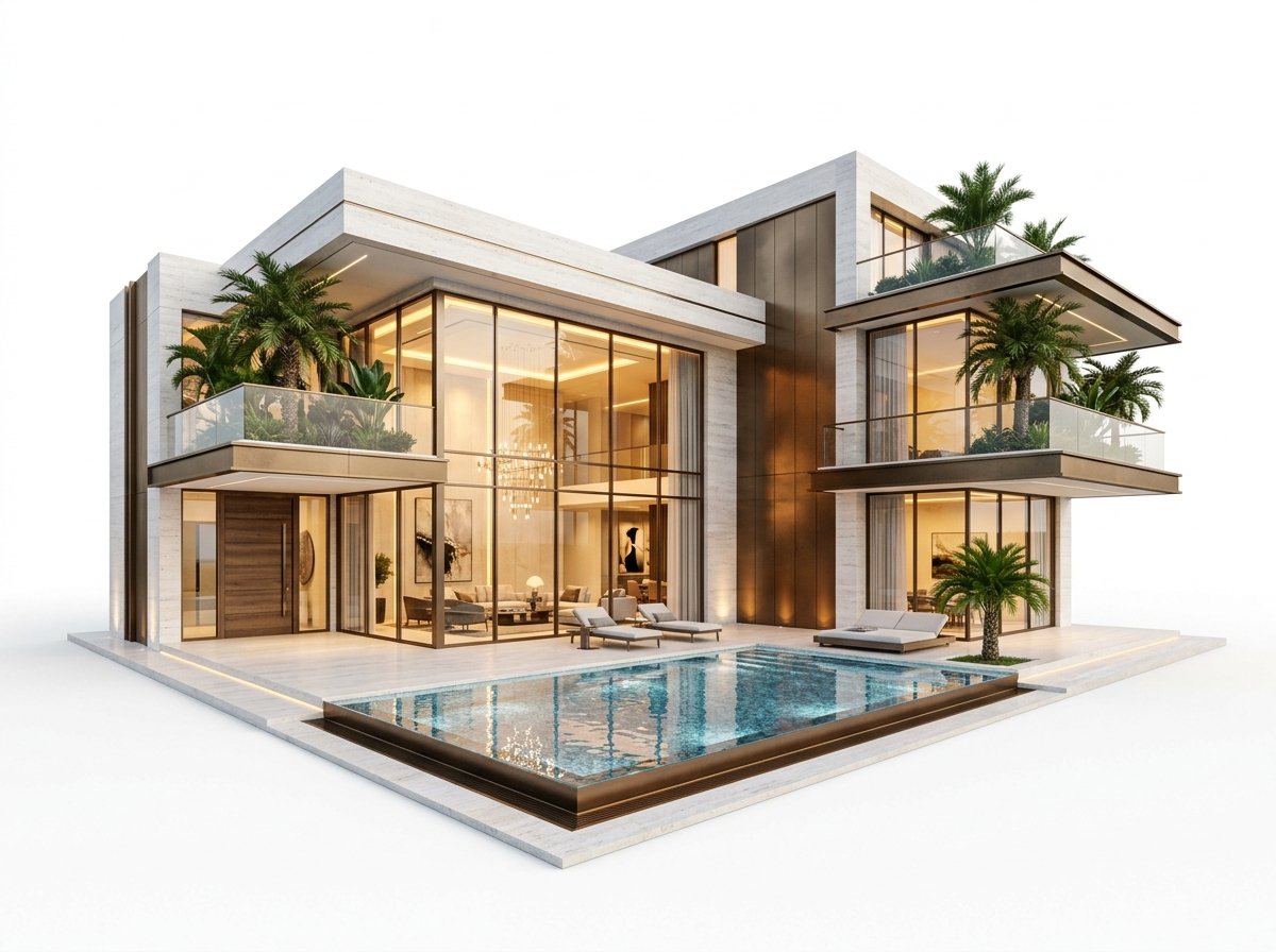 Beachfront Standalone Villa — West Bay Lagoon • Doha, Qatar